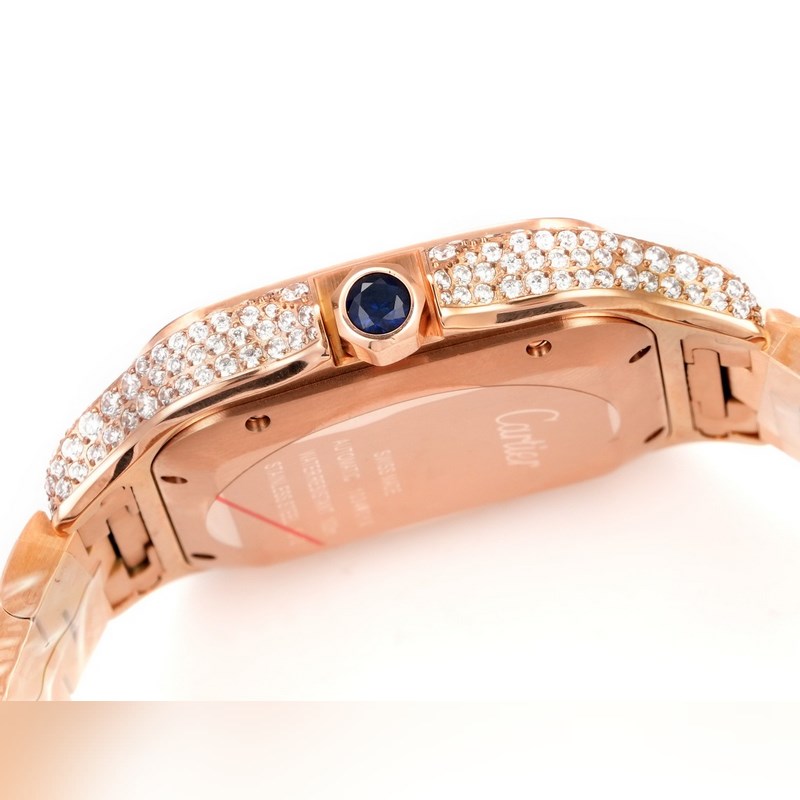 THB新品 卡地亞山度士 中東版 鋼帶滿鑽款【原版開模 2025最新卡地亞 山