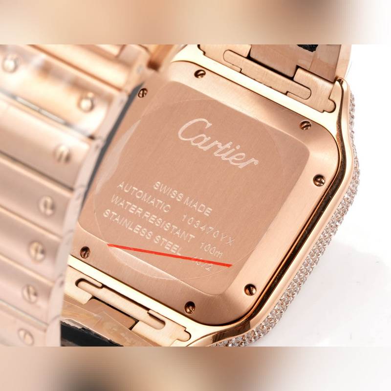 THB新品 卡地亞山度士 中東版 鋼帶滿鑽款【原版開模 2025最新卡地亞 山