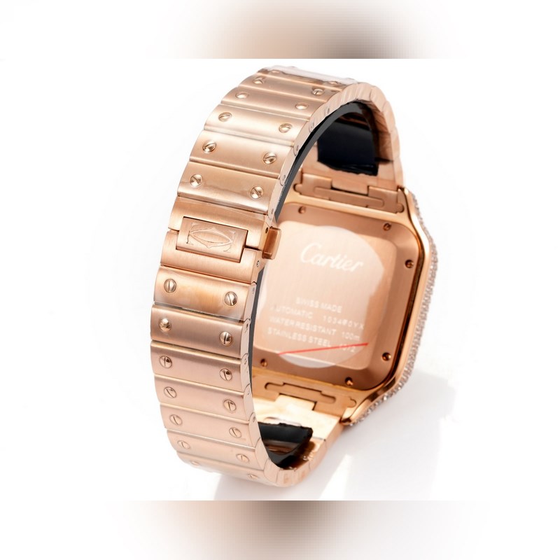 THB新品 卡地亞山度士 中東版 鋼帶滿鑽款【原版開模 2025最新卡地亞 山