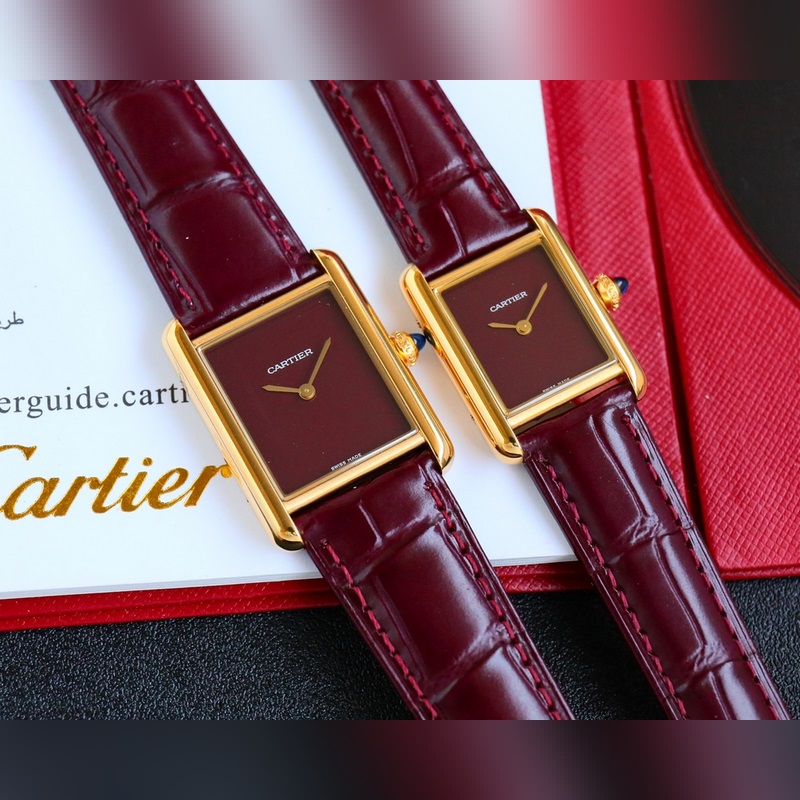 卡地亞 TANK MUST超神巨作 火爆來襲尺寸 ：中33.7*25.5mm