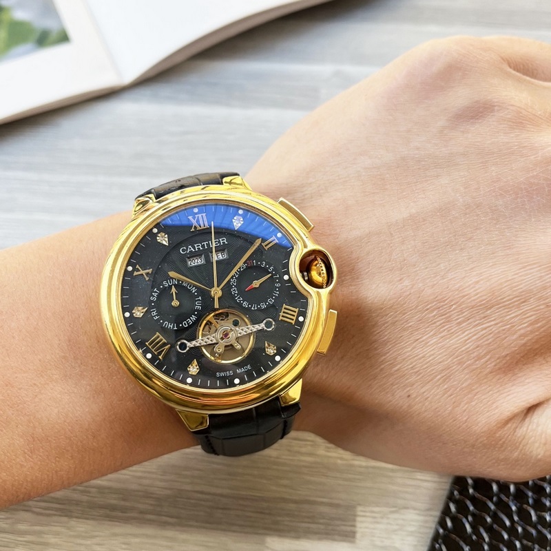 藍氣球系列 震撼上市【最新】：卡地亞 多功能精品設計【類型】：精品男士腕表