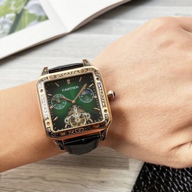 八角殼系列 精緻百搭 【最新】：卡地亞 最新設(shè)計 大飛輪精品 【類型】：精品