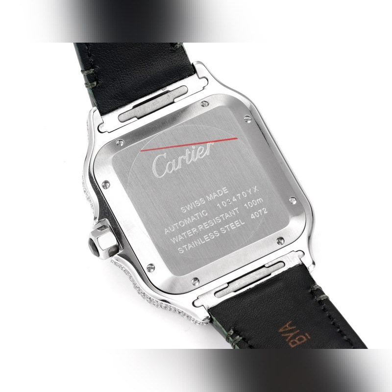 THB新品 卡地亞山度士 中東版 皮帶滿鑽款【原版開模 2025最新卡地亞 山