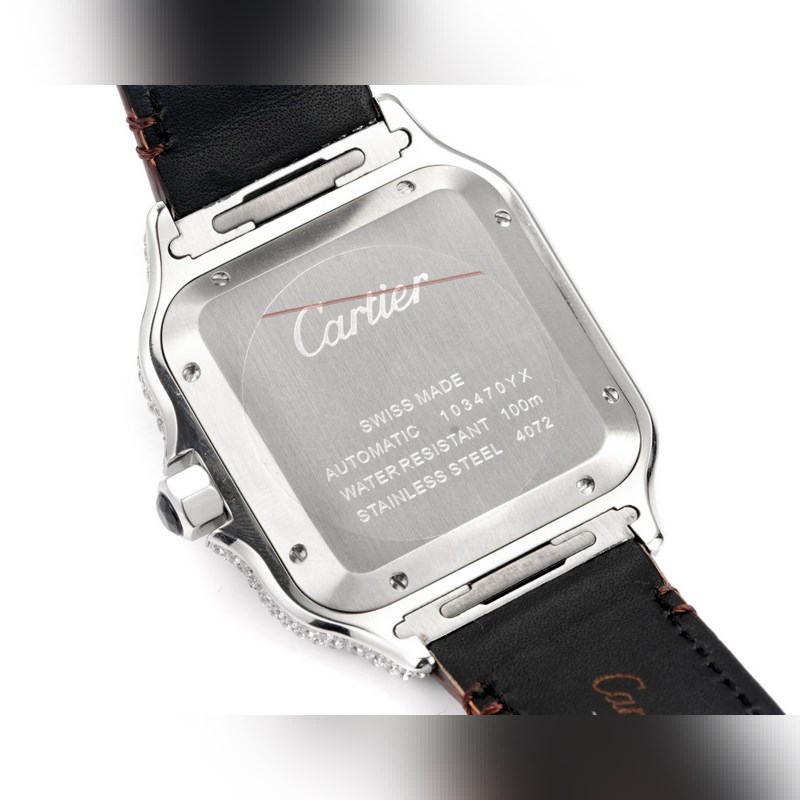 THB新品 卡地亞山度士 中東版 皮帶滿鑽款【原版開模 2025最新卡地亞 山