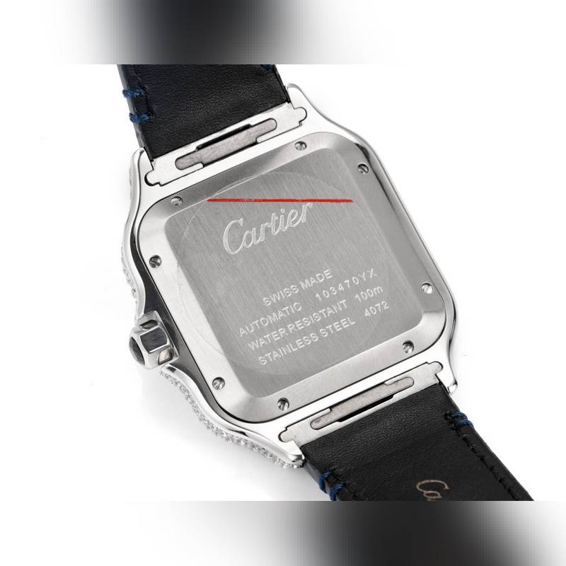 THB新品 卡地亞山度士 中東版 皮帶滿鑽款【原版開模 2025最新卡地亞 山