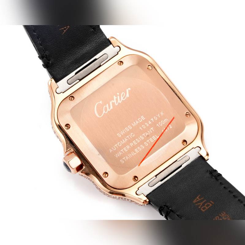 THB新品 卡地亞山度士 中東版 皮帶滿鑽款【原版開模 2025最新卡地亞 山