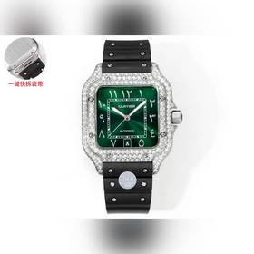 THB新品 卡地亞山度士 中東版 膠帶滿鑽款【原版開模 2025最新卡地亞 山