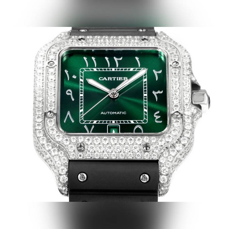 THB新品 卡地亞山度士 中東版 膠帶滿鑽款【原版開模 2025最新卡地亞 山