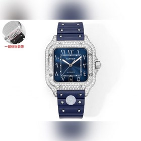 THB新品 卡地亞山度士 中東版 膠帶滿鑽款【原版開模 2025最新卡地亞 山