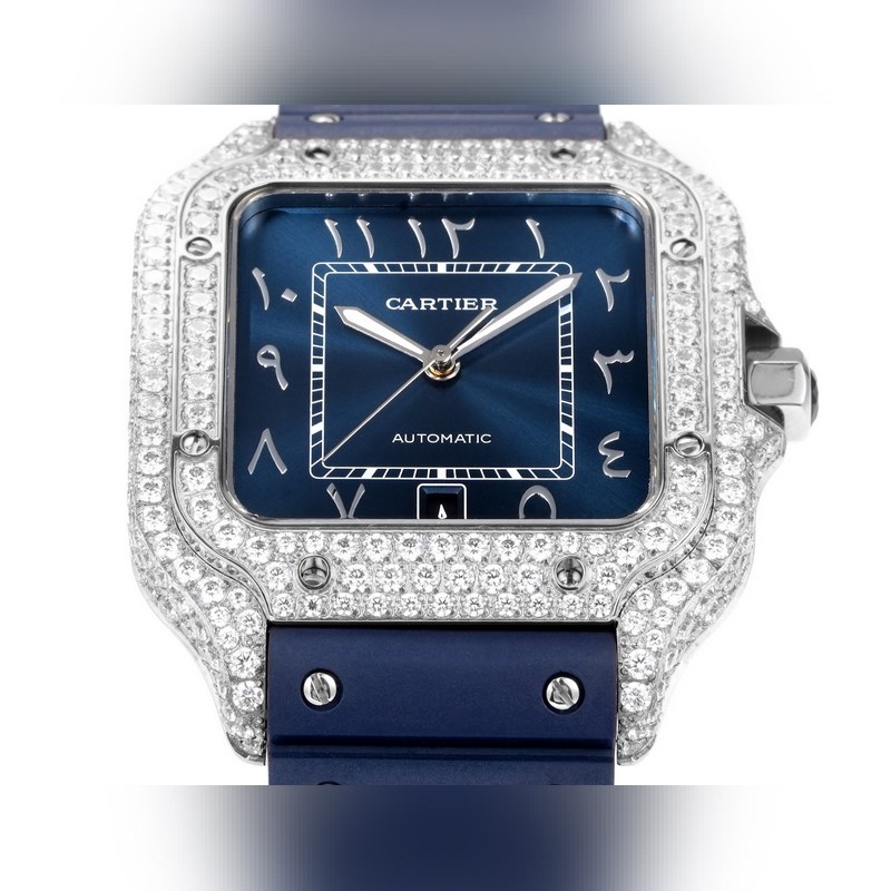 THB新品 卡地亞山度士 中東版 膠帶滿鑽款【原版開模 2025最新卡地亞 山