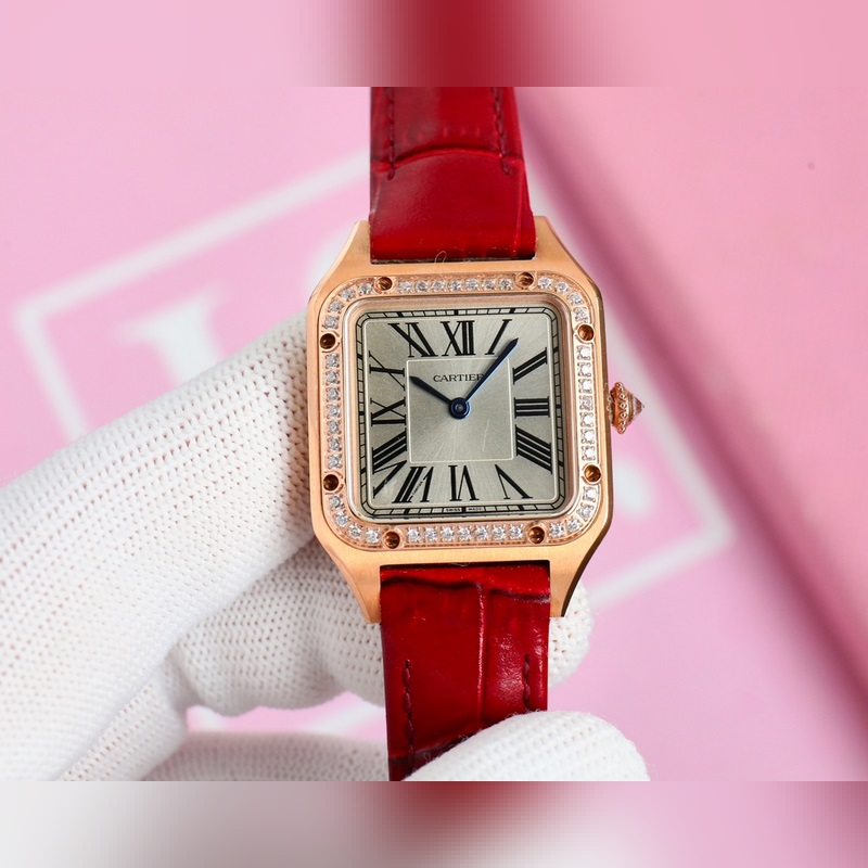 女款_卡地亞女裝山度士系列 卡地亞超神之作，專櫃設(shè)計師聯(lián)手參數(shù)與正品同步重金聘請