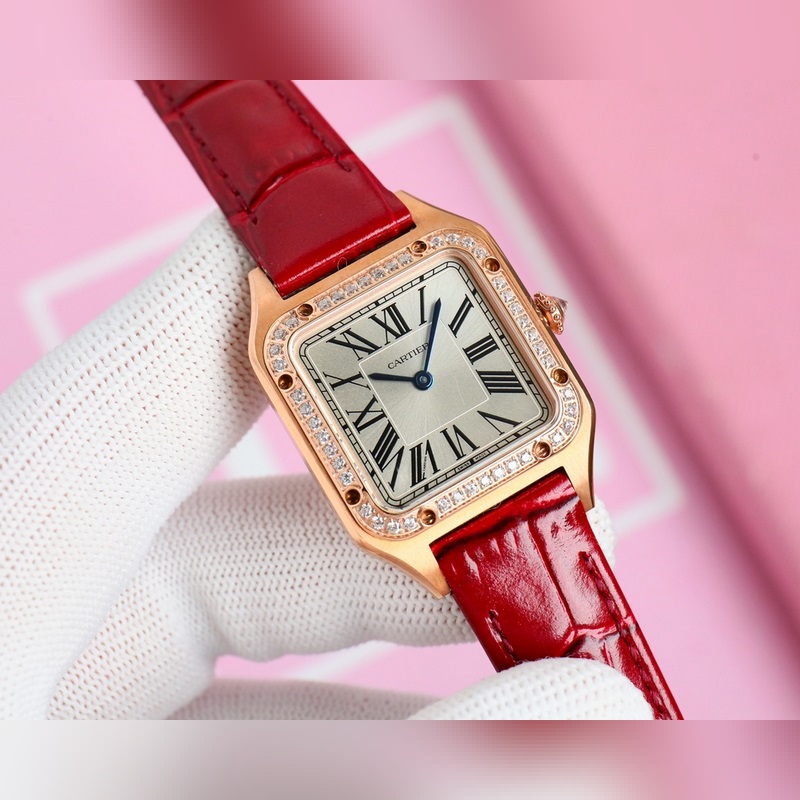 女款_卡地亞女裝山度士系列 卡地亞超神之作，專櫃設(shè)計師聯(lián)手參數(shù)與正品同步重金聘請