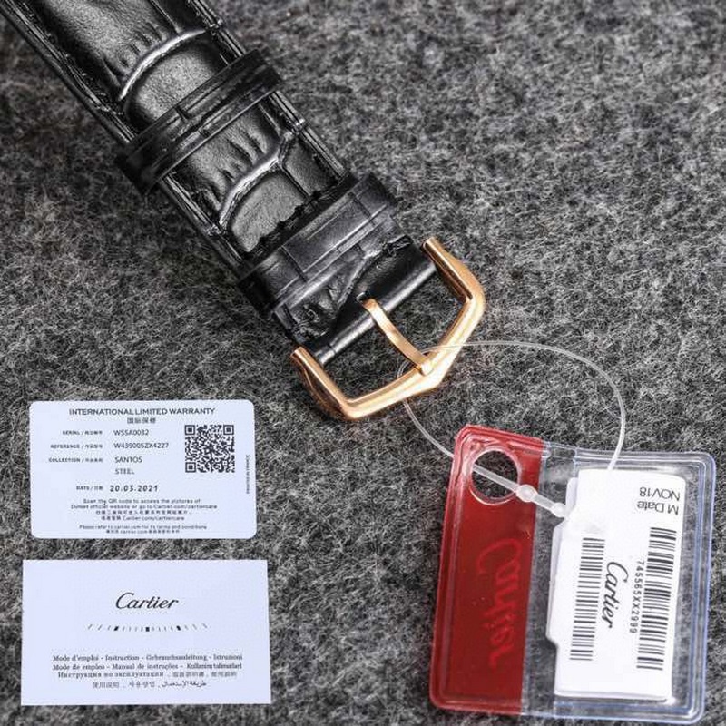 女款_杜蒙，最新出荔枝皮，大，中，小，三個尺寸 ，卡地亞Santos-Dumont系列