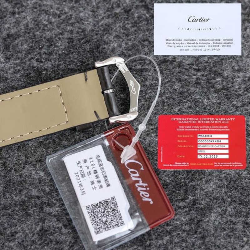 女款_杜蒙，最新出荔枝皮，大，中，小，三個尺寸 ，卡地亞Santos-Dumont系列