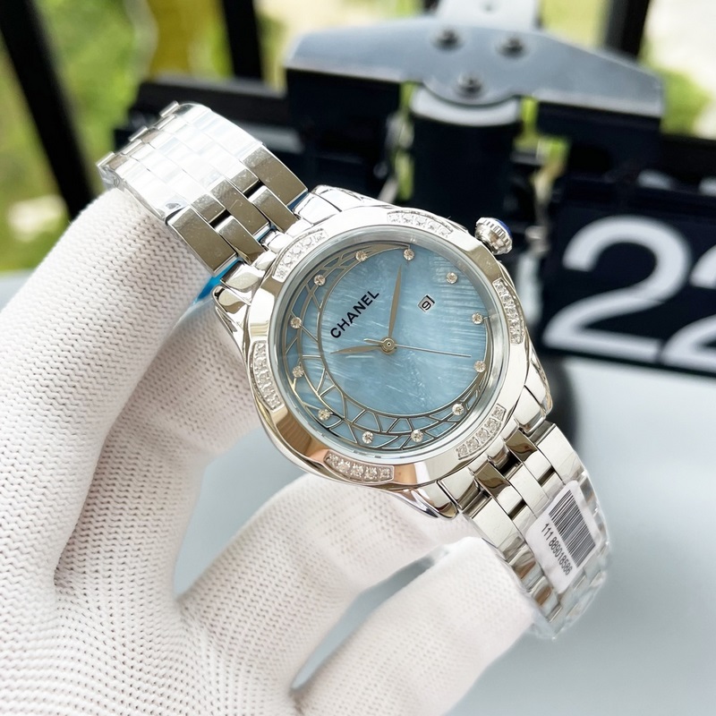 女款_2025年最新款 香奈兒 精湛品質-女神專屬 瑞士石英機心，女士精品腕表 新穎時