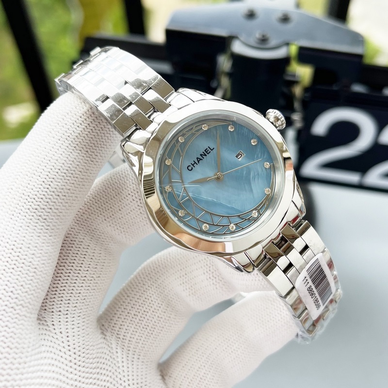 女款_2025年最新款 香奈兒 精湛品質-女神專屬 瑞士石英機心，女士精品腕表 新穎時