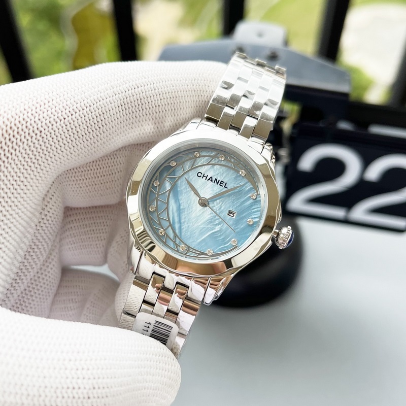 女款_2025年最新款 香奈兒 精湛品質-女神專屬 瑞士石英機心，女士精品腕表 新穎時