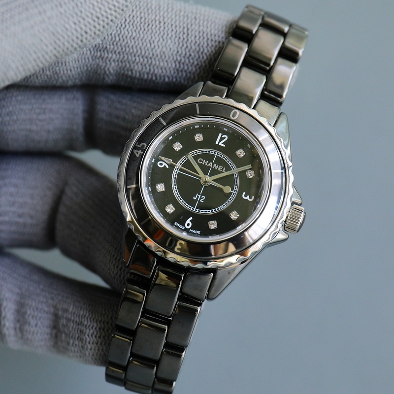 女款_（33尺寸 ）Tw超級陶瓷新品——香奈兒J12系列33mm腕表！女神福利，匠心