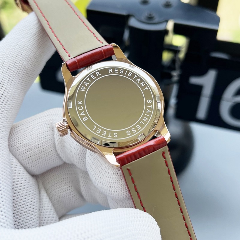 女款_香奈兒 女士腕表 原裝進口石英機芯 礦物質玻璃鏡面 316L精鋼表殼 直徑男40