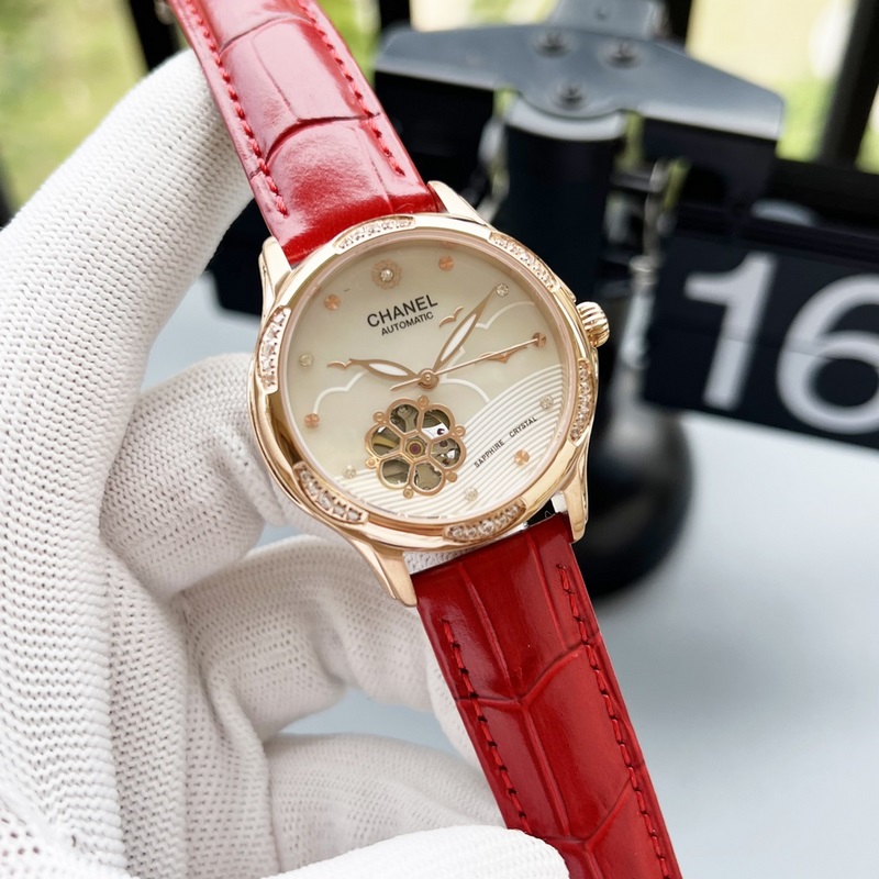 女款_香奈兒 女款 西鐵城機械腕表如期獻上。精、簡、薄是這款情侶的亮點所在。【機芯】