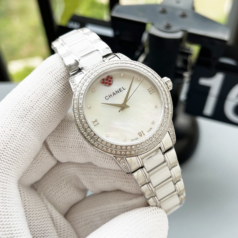 女款_香奈兒 女款 西鐵城機械腕表如期獻上。精、簡、薄是這款情侶的亮點所在?！緳C芯】