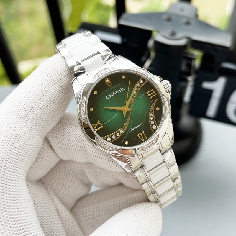 女款_香奈兒 女款 西鐵城機械腕表如期獻上。精、簡、薄是這款情侶的亮點所在。【機芯】