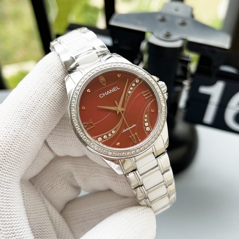 女款_香奈兒 女款 西鐵城機械腕表如期獻上。精、簡、薄是這款情侶的亮點所在。【機芯】