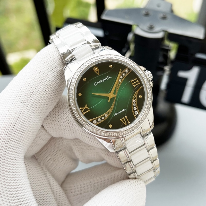 女款_香奈兒 女款 西鐵城機械腕表如期獻上。精、簡、薄是這款情侶的亮點所在。【機芯】