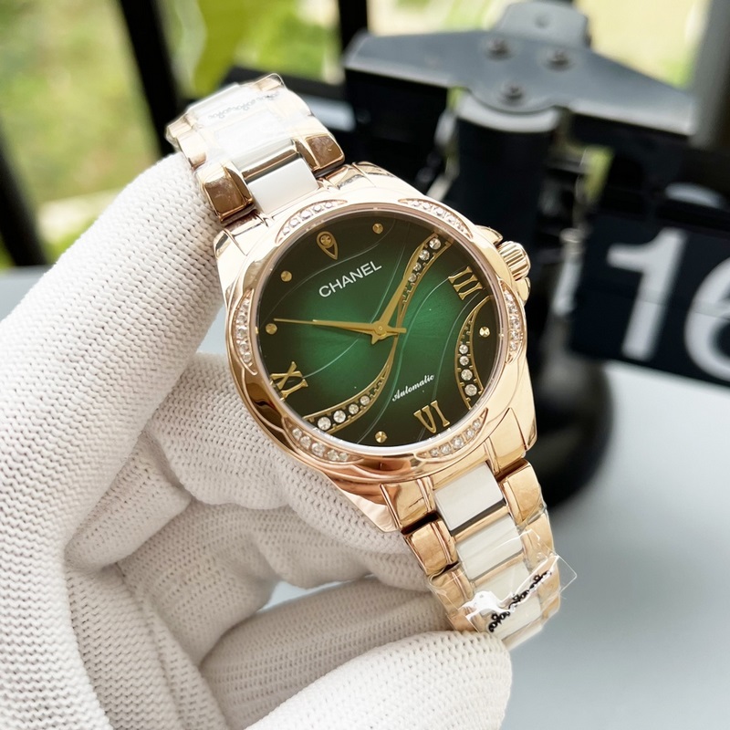 女款_香奈兒 女款 西鐵城機械腕表如期獻上。精、簡、薄是這款情侶的亮點所在。【機芯】