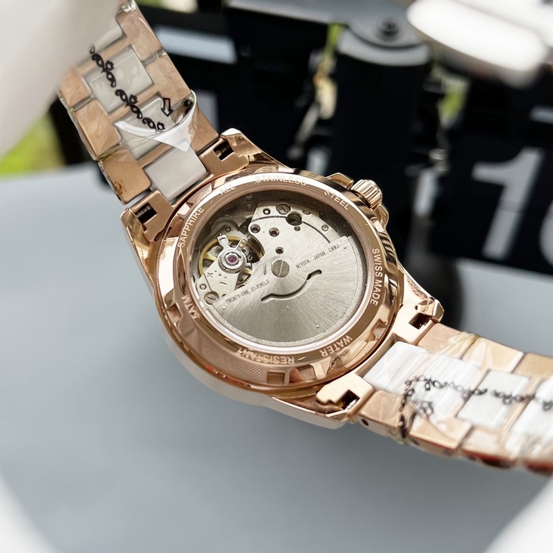 女款_香奈兒 女款 西鐵城機械腕表如期獻上。精、簡、薄是這款情侶的亮點所在?！緳C芯】