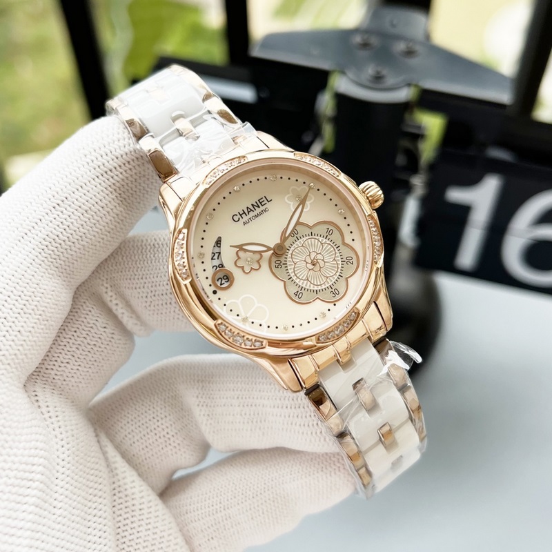 女款_香奈兒 女款 西鐵城機械腕表如期獻上。精、簡、薄是這款情侶的亮點所在。【機芯】