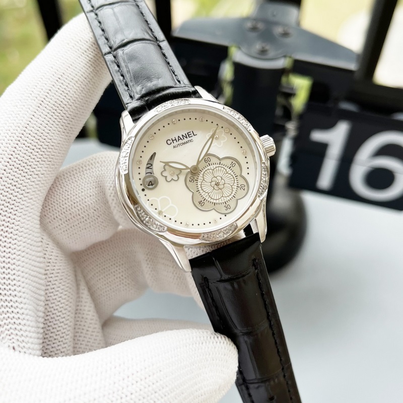 女款_香奈兒 女款 西鐵城機械腕表如期獻上。精、簡、薄是這款情侶的亮點所在。【機芯】