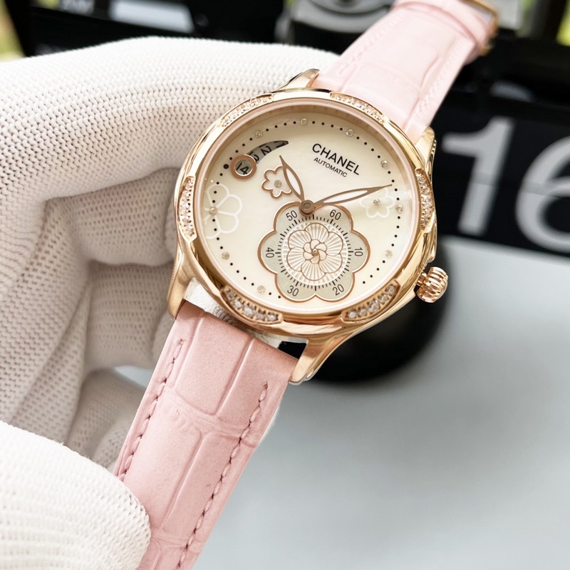 女款_香奈兒 女款 西鐵城機械腕表如期獻上。精、簡、薄是這款情侶的亮點所在。【機芯】