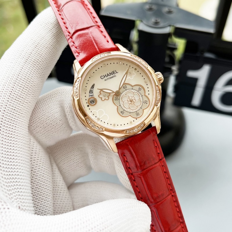 女款_香奈兒 女款 西鐵城機械腕表如期獻上。精、簡、薄是這款情侶的亮點所在。【機芯】