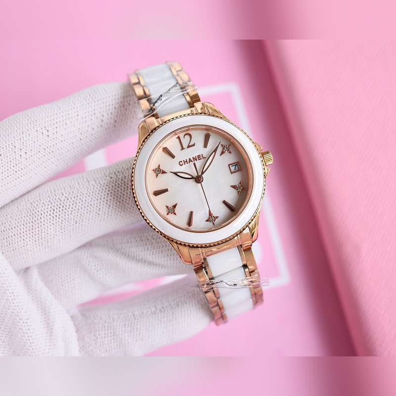 女款_香奈兒 女款 西鐵城機械腕表如期獻上。精、簡、薄是這款情侶的亮點所在。【機芯】