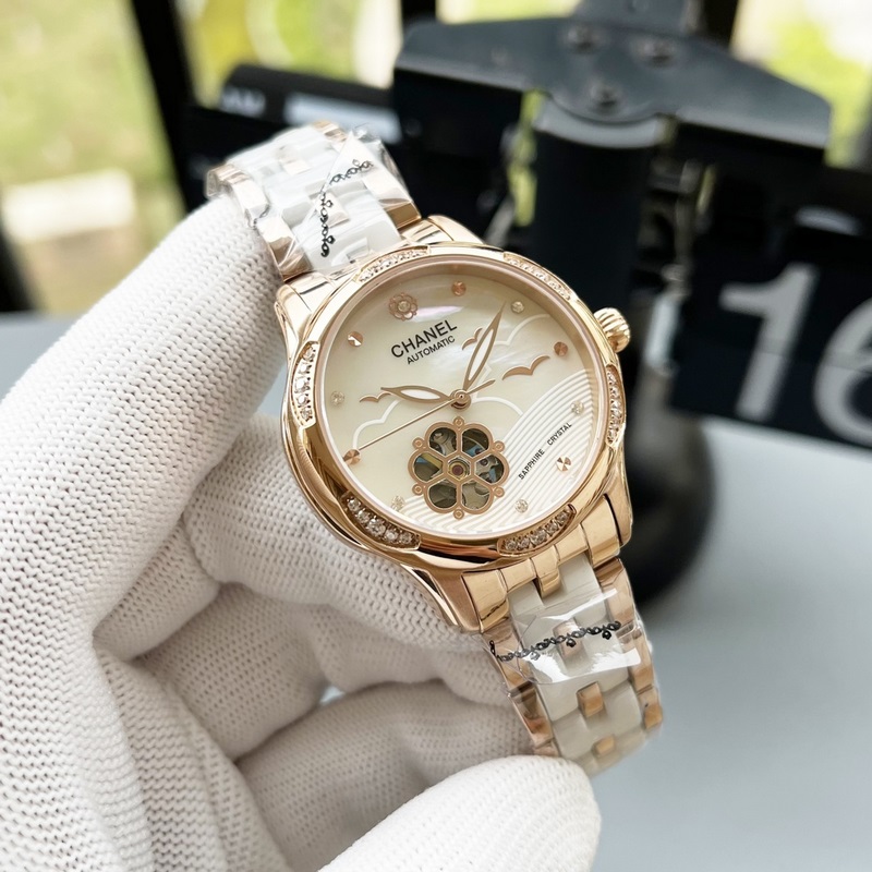 女款_香奈兒 女款 西鐵城機械腕表如期獻上。精、簡、薄是這款情侶的亮點所在。【機芯】