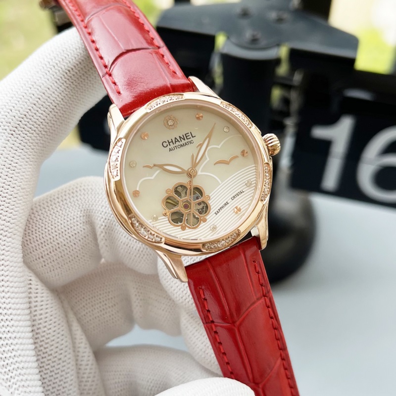 女款_香奈兒 女款 西鐵城機械腕表如期獻上。精、簡、薄是這款情侶的亮點所在。【機芯】