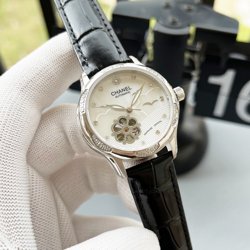 女款_香奈兒 女款 西鐵城機械腕表如期獻上。精、簡、薄是這款情侶的亮點所在。【機芯】