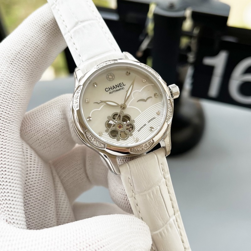 女款_香奈兒 女款 西鐵城機械腕表如期獻上。精、簡、薄是這款情侶的亮點所在。【機芯】