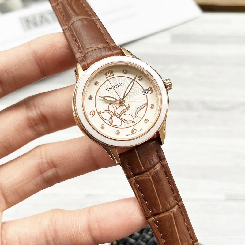女款_新款首發(fā) 香奈兒CHANEL—優(yōu)雅氣質女士腕表，表殼獨具匠心的創(chuàng)意、輕盈舒適，表