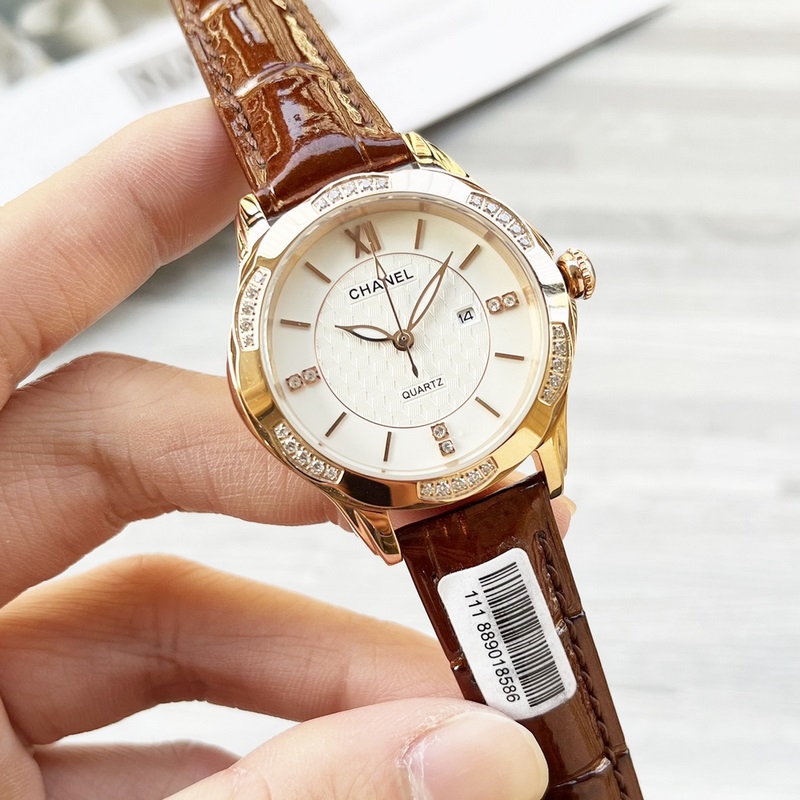 女款_2025年最新款 香奈兒 精湛品質-女神專屬 瑞士石英機心，女士精品腕表 新穎時