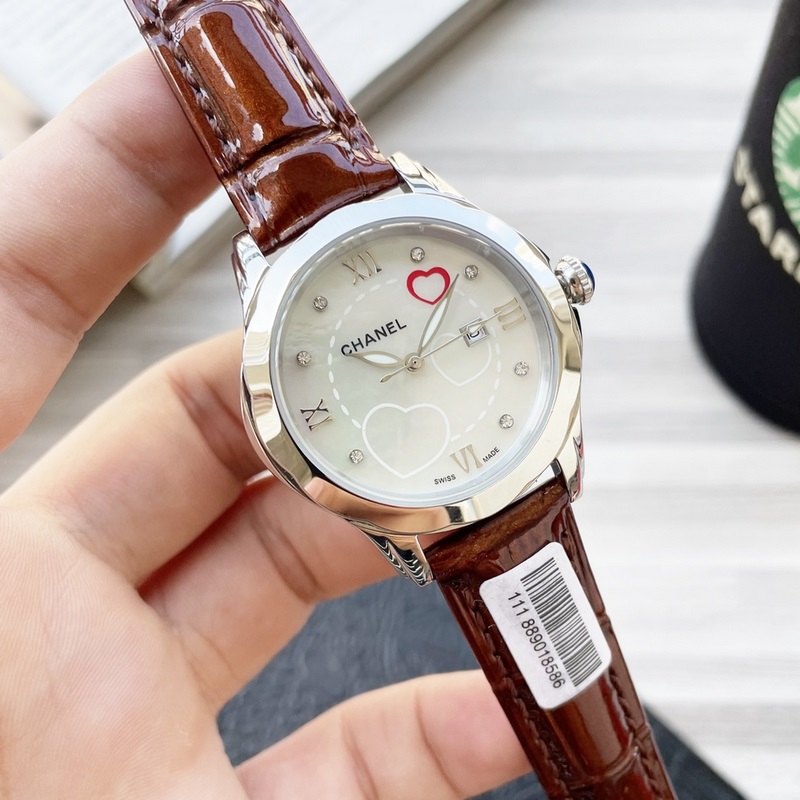 女款_2025年最新款 香奈兒 精湛品質(zhì)-女神專屬 瑞士石英機(jī)心，女士精品腕表 新穎時(shí)