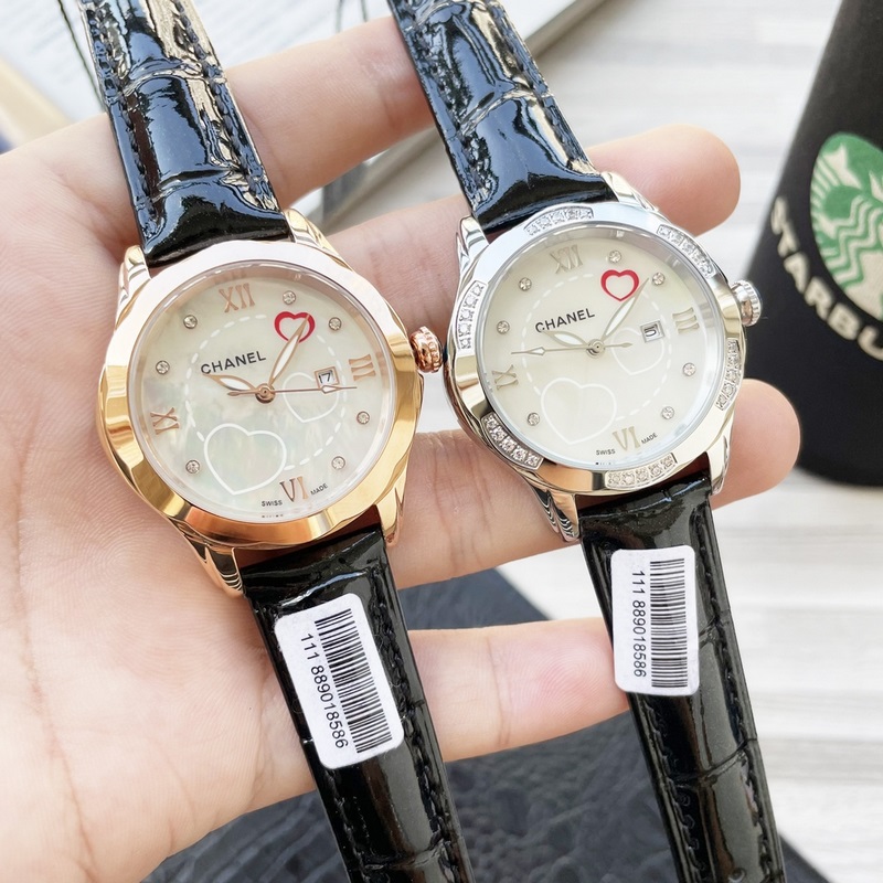 女款_2025年最新款 香奈兒 精湛品質(zhì)-女神專屬 瑞士石英機(jī)心，女士精品腕表 新穎時(shí)