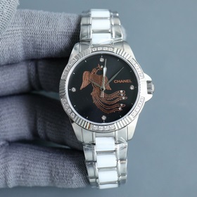 女款_香奈兒 女款 西鐵城機(jī)械腕表如期獻(xiàn)上。精、簡(jiǎn)、薄是這款情侶的亮點(diǎn)所在?！緳C(jī)芯】