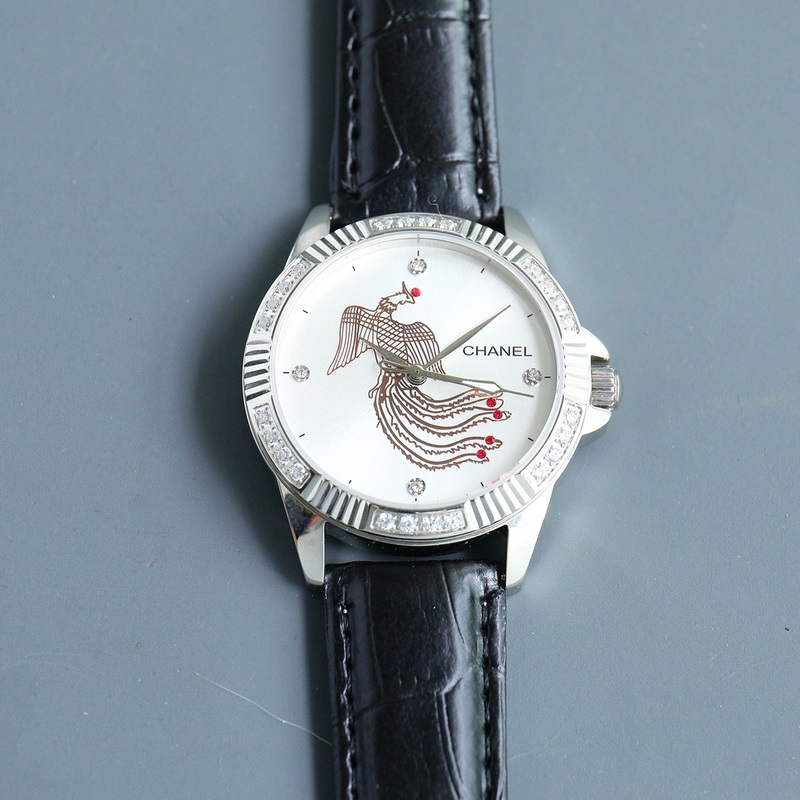 女款_香奈兒 女款 西鐵城機械腕表如期獻上。精、簡、薄是這款情侶的亮點所在?！緳C芯】