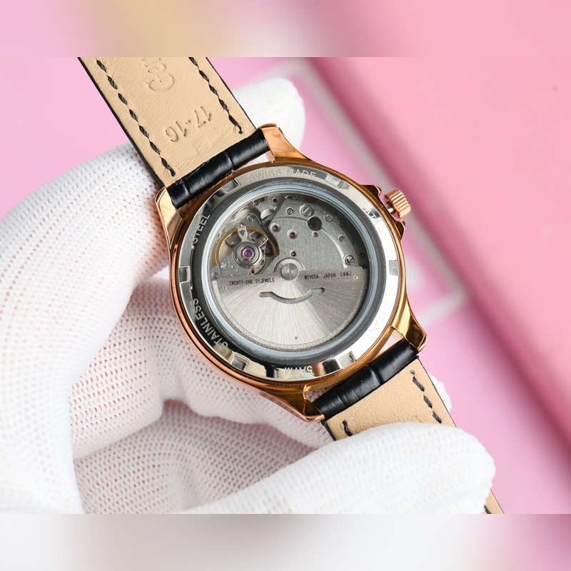 女款_品牌：香奈兒- anel款式：新款女裝機(jī)械腕表機(jī)芯：進(jìn)口西鐵城機(jī)械機(jī)芯鏡面