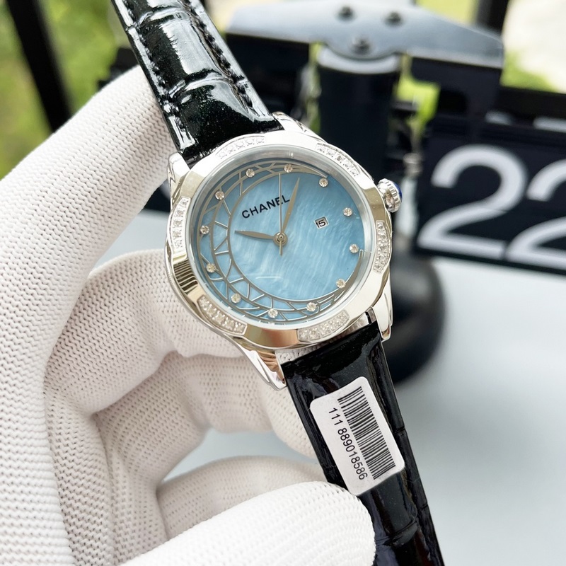 女款_2025年最新款 香奈兒 精湛品質-女神專屬 瑞士石英機心，女士精品腕表 新穎時