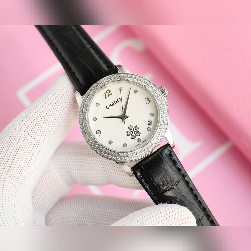 女款_香奈兒 女款 西鐵城機械腕表如期獻上。精、簡、薄是這款情侶的亮點所在。【機芯】