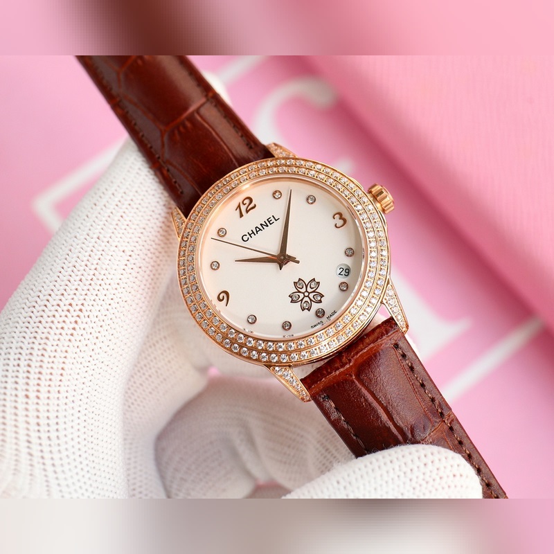 女款_香奈兒 女款 西鐵城機械腕表如期獻上。精、簡、薄是這款情侶的亮點所在。【機芯】