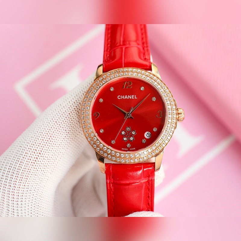 女款_香奈兒 女款 西鐵城機械腕表如期獻上。精、簡、薄是這款情侶的亮點所在。【機芯】